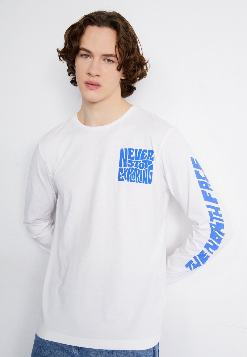 The North Face MOUNTAIN PLAY TEE - Hosszú ujjú felső - white