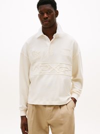 Tommy Hilfiger F1 MOVIE RUGBY SHIRT - Camiseta de manga larga - ivory petal/ecru