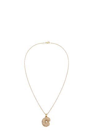 CHUNKY SPAKRLING INITAL C - Halskæder - gold-colored