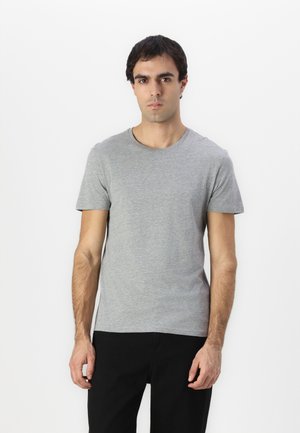 UNISEX 5 PACK - T-shirt basic - black /dark blue/dark green