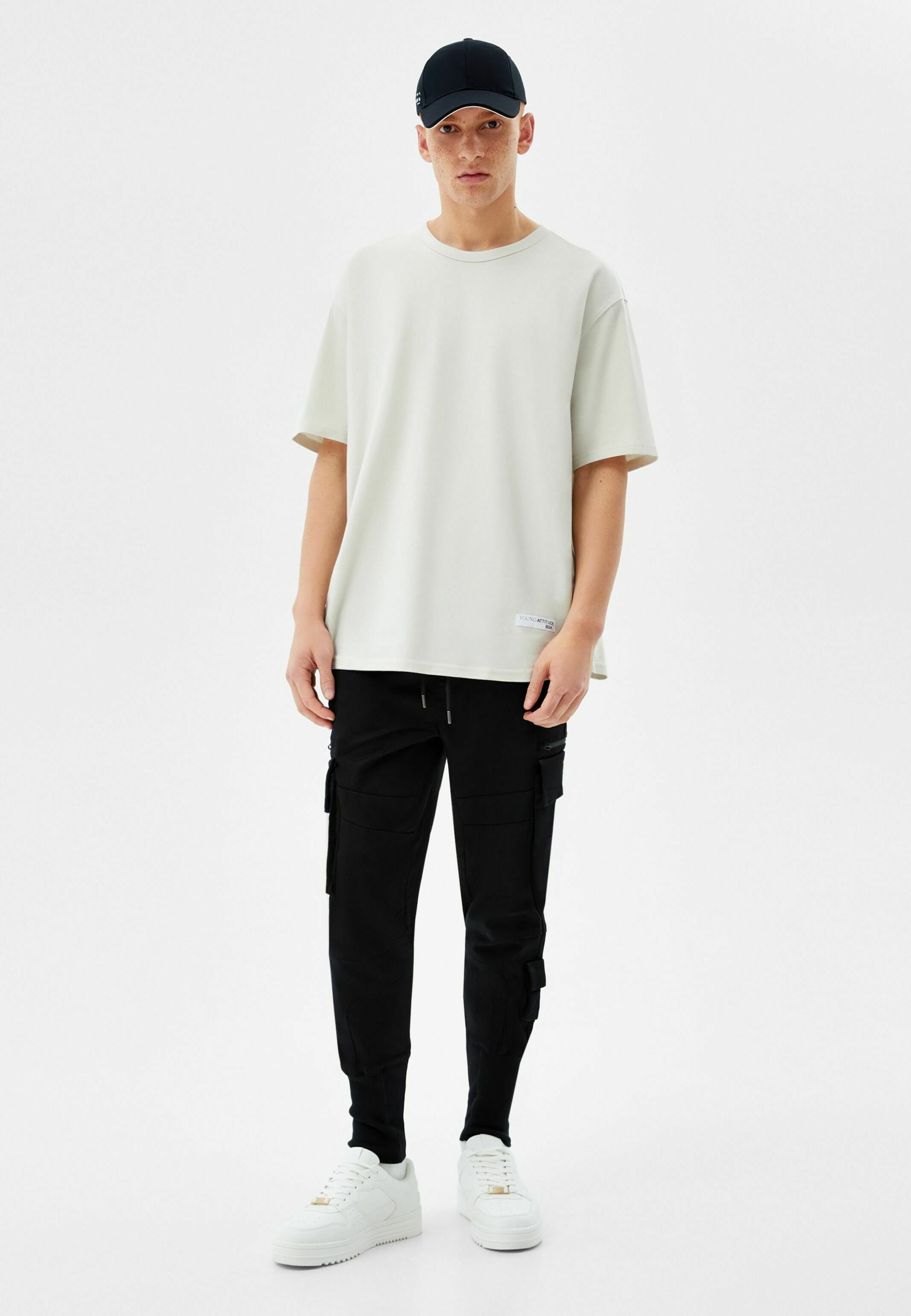 Bershka Pantaloni sportivi - black/nero - Zalando.it
