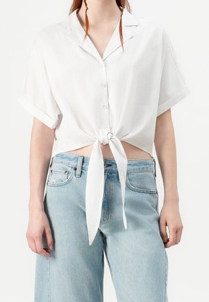 Overhemdblouse - white