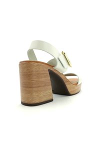Merisell HIELO - Sandalias de tacón - blanco