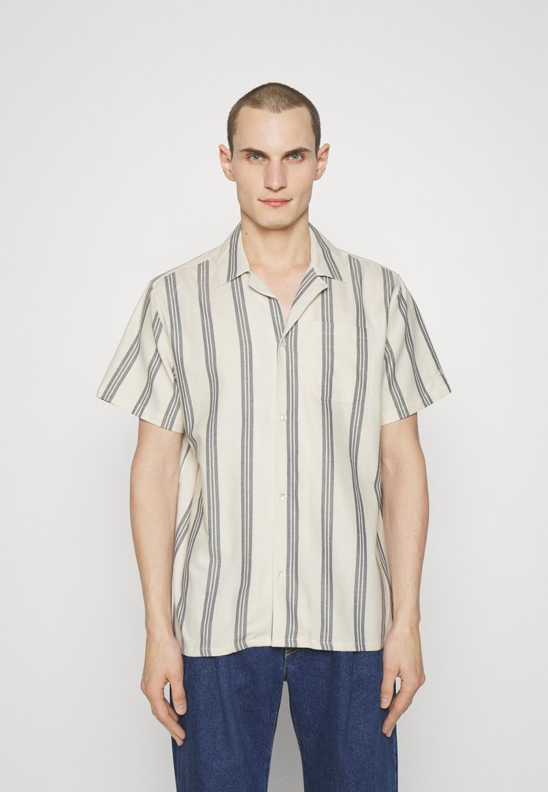 Les Deux LAWSON STRIPE SHIRT Skjorter ivory/india ink/offwhite