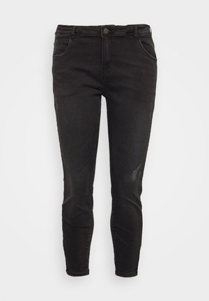 NMKIMMY DART - Jeans Skinny Fit - dark grey denim