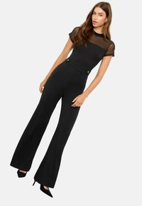 SHORT SLEEVE - Jumpsuit - black