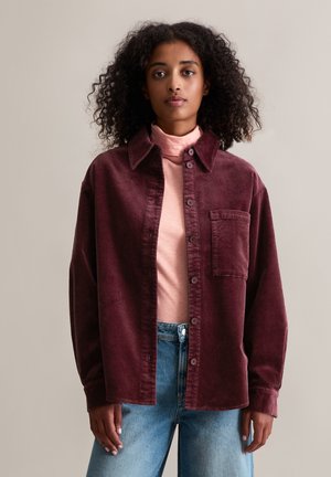 Overhemdblouse - dark maroon