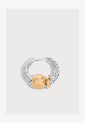 RAINBOW K, PIERCING SMALL LINE PAVE EARRING - Single earring - silver-coloured/gold-coloured