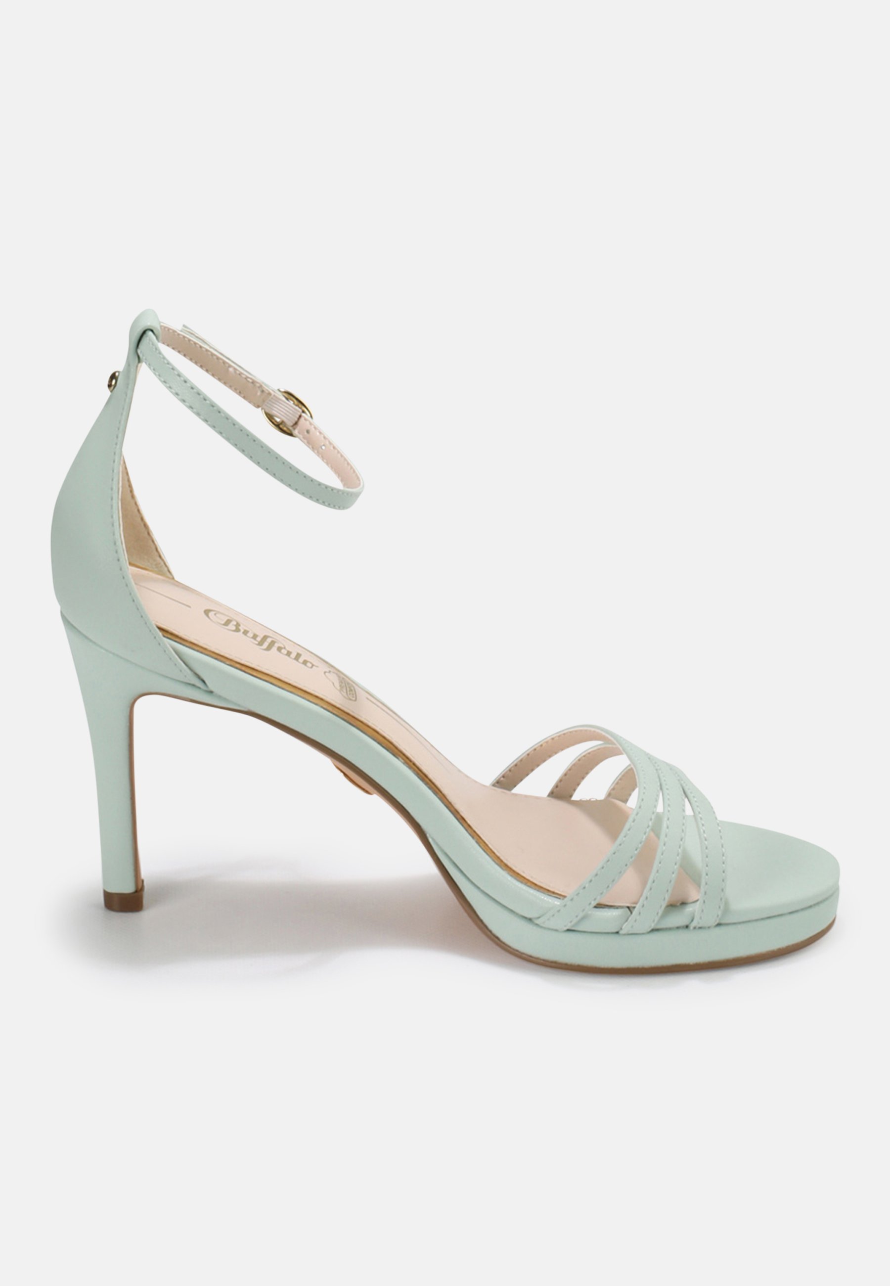 Buffalo MELISSA - Sandalen met hoge hak - mint/mintgroen - Zalando.nl