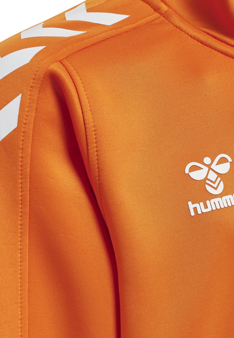 Kinder Sportbekleidung | Hummel CORE HALF UNISEX Sweatshirt orange tiger/orange - YG90474 Kinder Sportbekleidung | Hummel CORE HALF UNISEX Sweatshirt orange tiger/orange - YG90474
