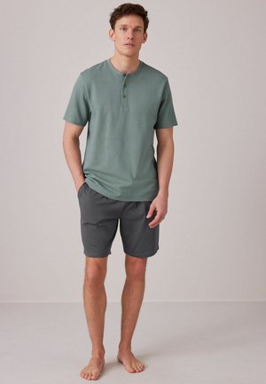 TEXTURED - REGULAR FIT - Yöasusetti - sage green grey