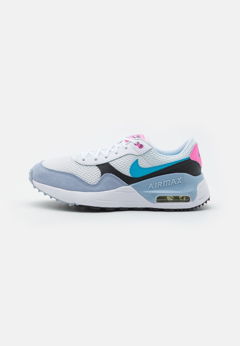 Nike Sportswear AIR MAX SYSTM UNISEX - Trainers - white/blue lightning/black/blue whisper