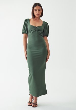 PEPPER MIDI - Robe longue - khaki