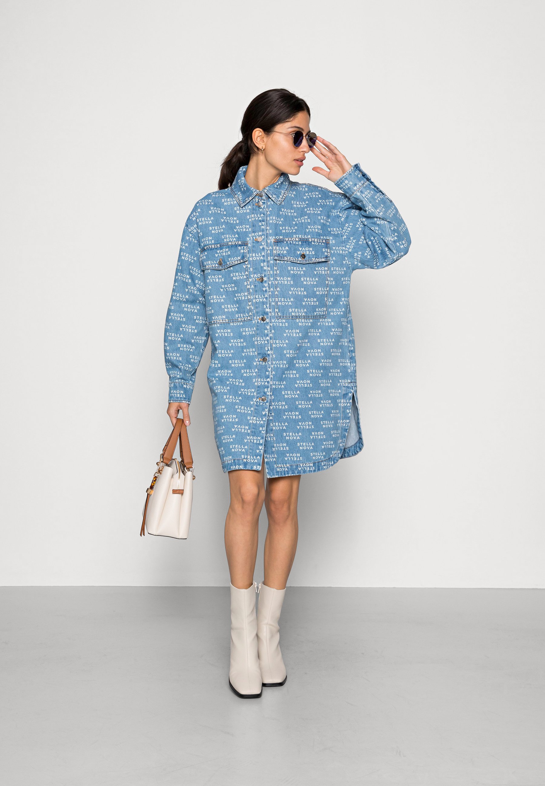 Stella Nova EMMY - Denim dress - denim 