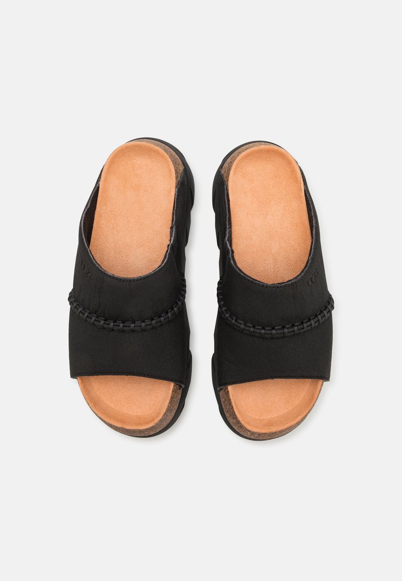 UGG SUNSKIP SLIDE - Pantolette hoch - black/schwarz - Zalando.de