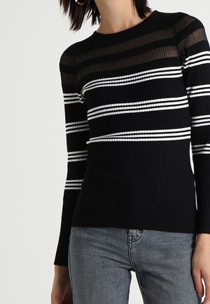 Strickpullover - black