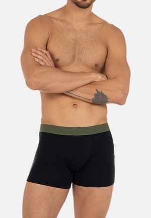 Bruno Banani 4ER PACK RETRO - Trunks - schwarz   grün