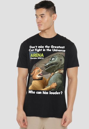 STAR TREK CAT FIGHT - Print T-shirt - black