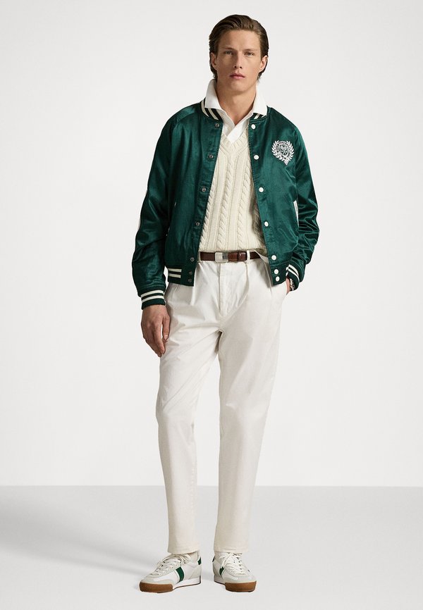 WIMBLEDON SATIN BASEBALL JACKET - Bomber Jacket4