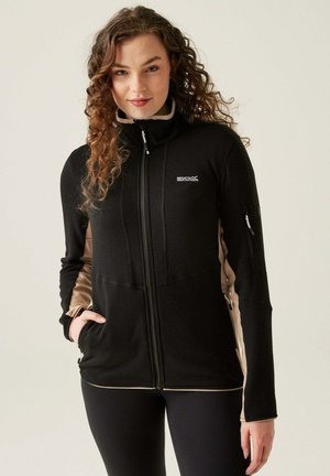 Regatta RALINA - Fleecejacke - black warm taupe