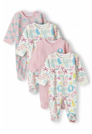 BABY SLEEPSUITS 4 PACK - Overal na spanie - pink off white