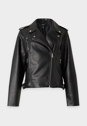 Vero Moda Curve, VMCDAKOTA JACKET - Μπουφάν από συνθετικό δέρμα - black