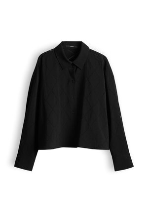 someday., LOOSE FIT AUSBRENNER - Hemdbluse - black
