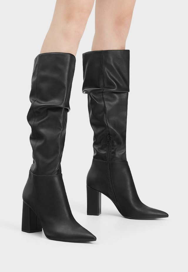 High Heel Stiefel - black