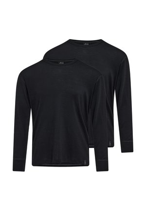 2-PACK LONG SLEEVE - Undertrøjer - black