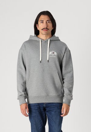 SMALL CREST HOODY - Sweatshirt - medium grey