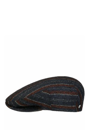 Lierys KENT LANA STRIPE FLAT - Beanie - dunkelblau