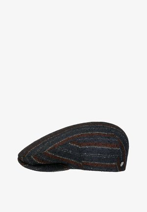 Lierys KENT LANA STRIPE FLAT - Beanie - dunkelblau