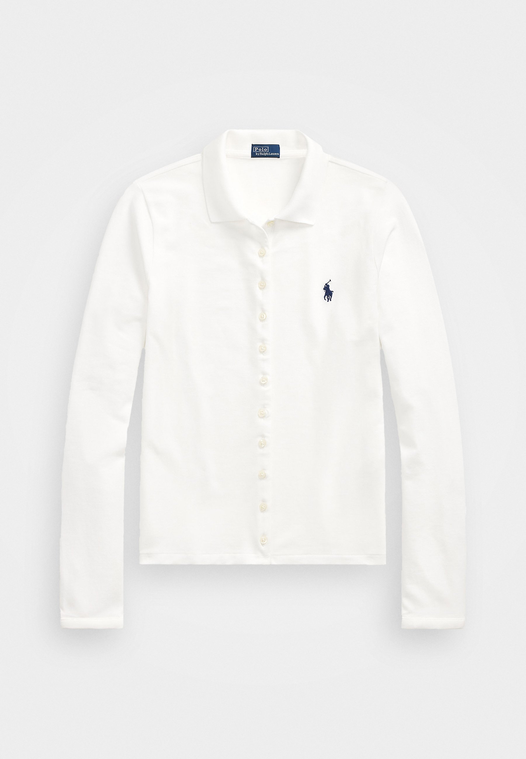 Polo Ralph Lauren BUTTONED PLACKET LONG SLEEVE POLO SHIRT