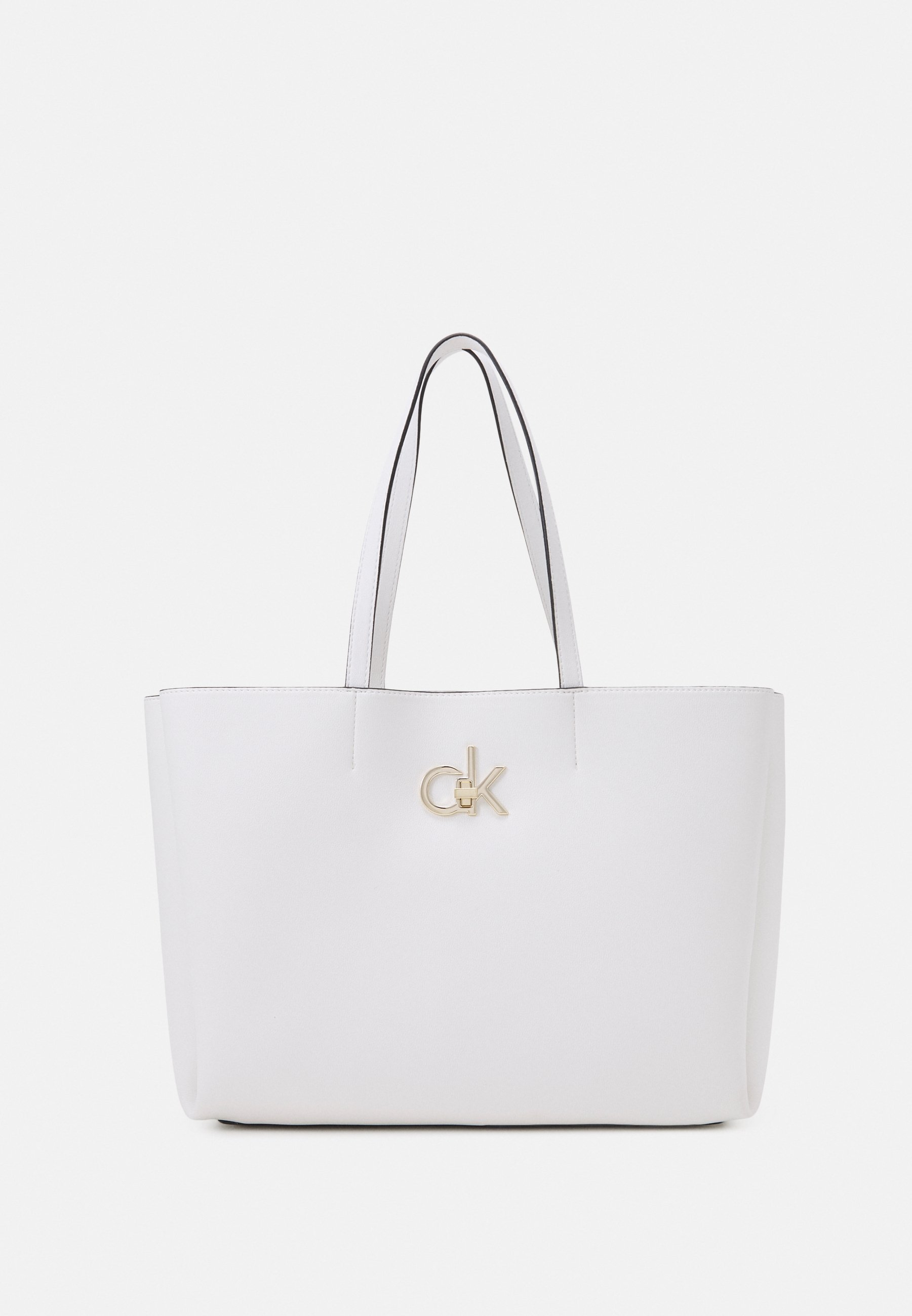 Calvin Klein SHOPPER LAPTOP POUCH SET - Shopping bag - white/bianco -  Zalando.it