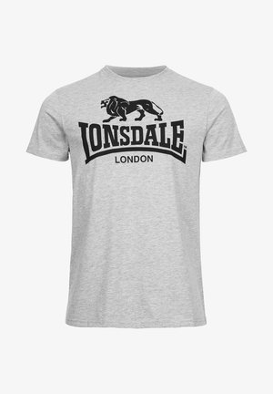 Lonsdale NORMALE PASSFORM LOGO - Tricou cu imprimeu - marl grey