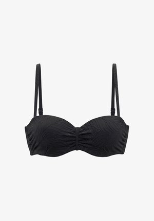 LASCANA, LASCANA BÜGEL-BANDEAU-BIKINI-TOP - Bikini-Top - schwarz