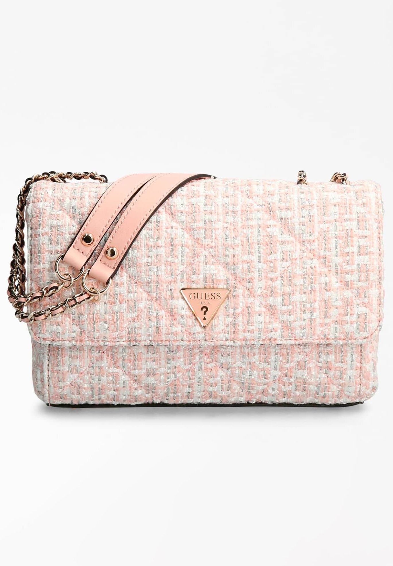 Guess Borsa a Tracolla Cessily Tweed lime - Aversa Shoes Srl