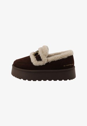TOM TAILOR, STIEFEL - Instappers - mokka