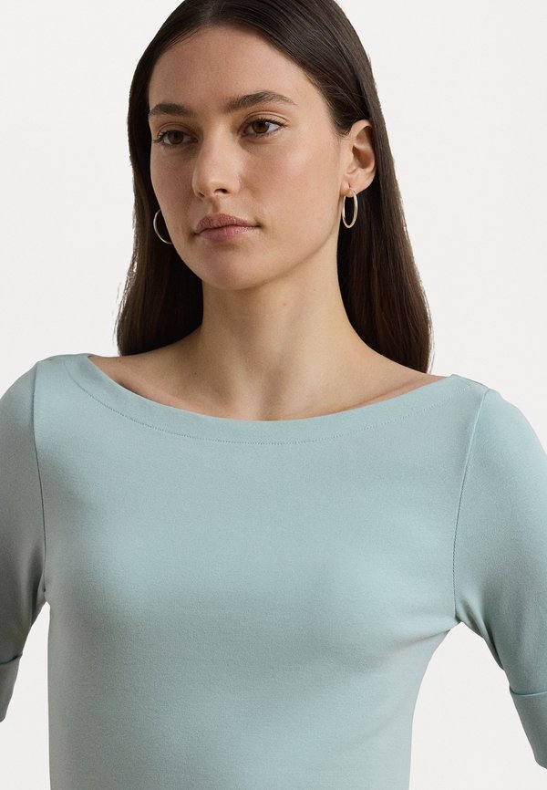 MUNZIE STRETCH COTTON MIDI DRESS - Jersey dress - aqua pearl4
