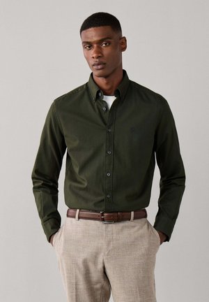 Hackett London, HACKETT LONDON SHIRT ESS GMT DYED OXFORD - Camisa - hunter green