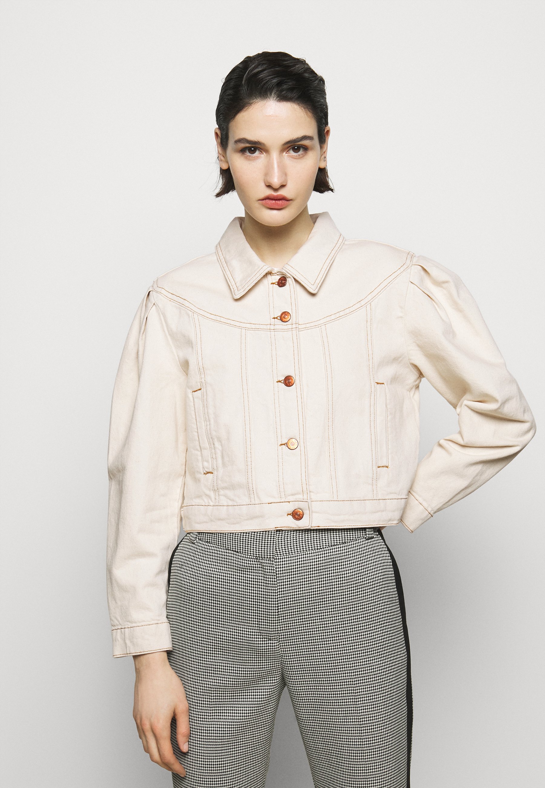 Claudie Pierlot VANISE - Jeansjacke - vanille/offwhite - Zalando.de