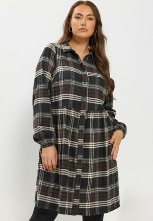 CASUAL - Blusenkleid - chocolate