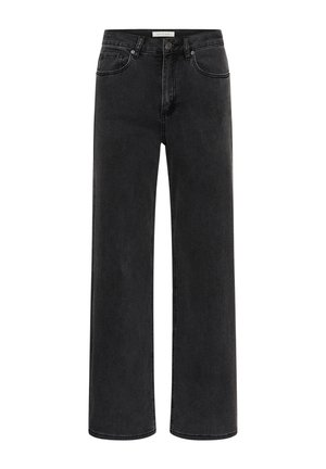 Kaffe, KAANDREA - Jean flare - washed grey denim