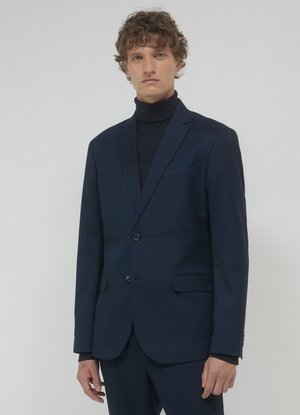 COMPLETO A QUADRI  - Sakko - blu