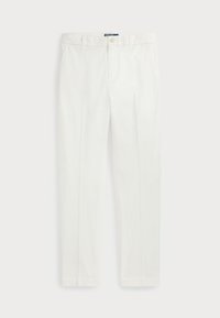 CROPPED SLIM FIT TWILL CHINO PANT - Pantaloni chino - warm white