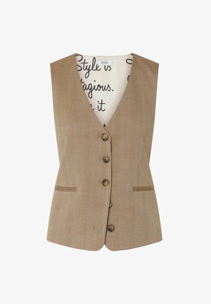 LIU JO, LIU JO GILET WITH TOGGLES - Vest - l brown