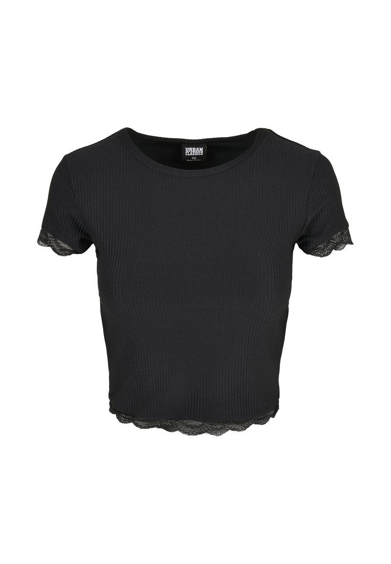 Urban Classics T-shirt print zwart