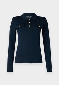 SLIM  - Maglietta a manica lunga - dark night navy