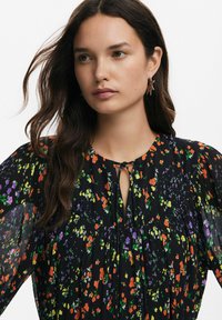 Desigual FLORAL MIDI - Vestito casual - black