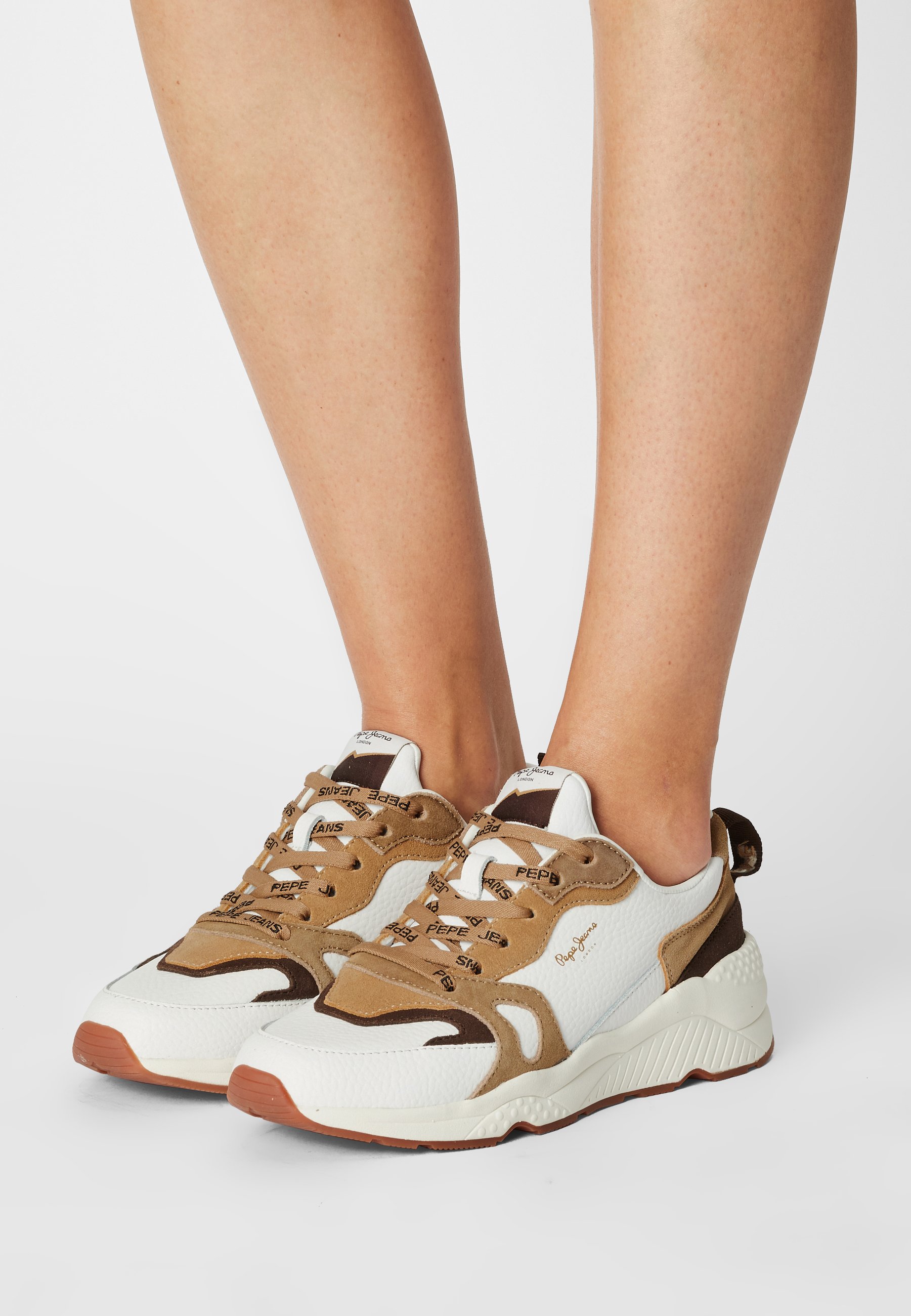 Pepe Jeans HARLOW BASS - Sneakers laag - white/wit - Zalando.nl